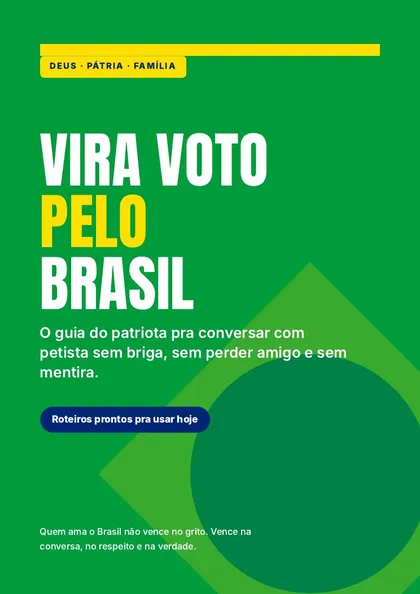 Capa do guia Vira Voto pelo Brasil